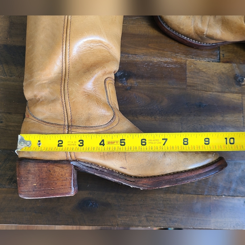 Vintage Frye Campus Boots 14L Banana - Picture 12 of 16
